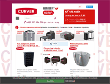 Tablet Screenshot of curver-shop.cz